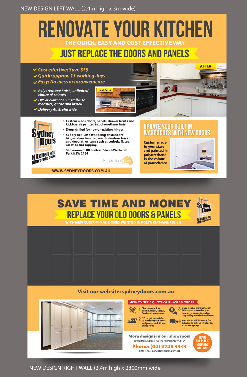 Poster-Design von rkailas für Sydney Doors | Design #13742086