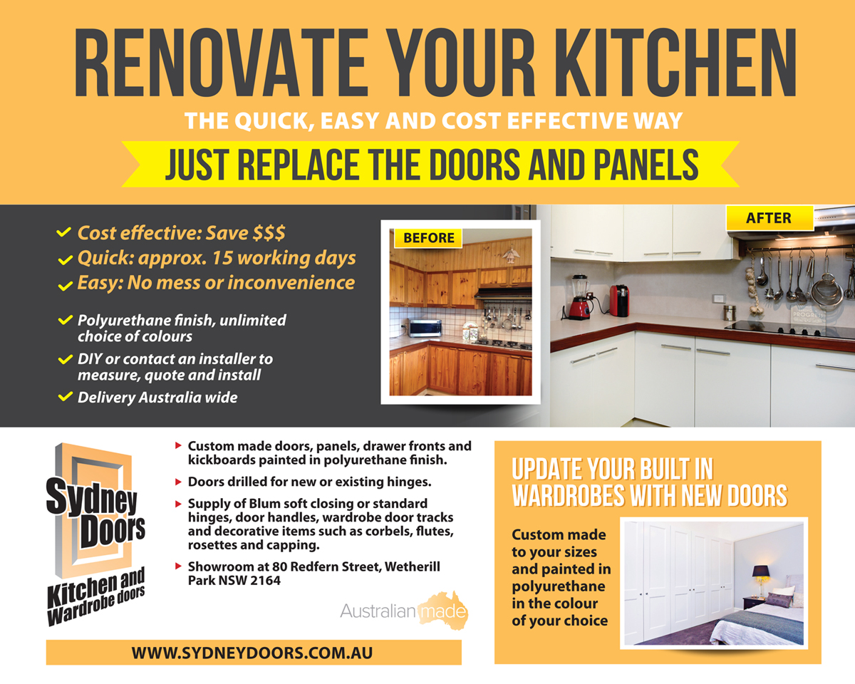 Poster Design by rkailas for Sydney Doors | Design #13803798