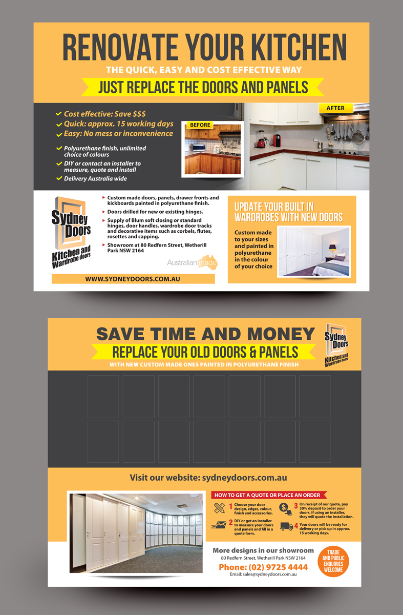 Poster Design by rkailas for Sydney Doors | Design #13827415