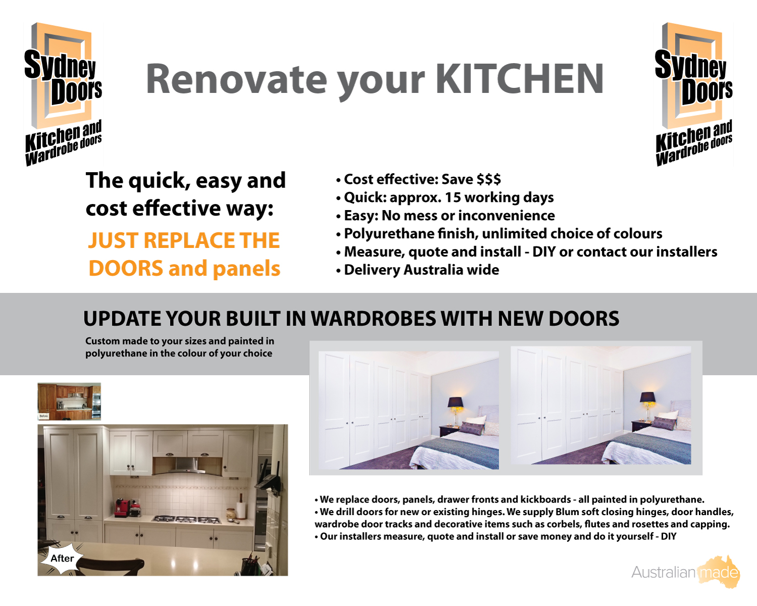 Poster Design by Sarina.dsg for Sydney Doors | Design #13474909