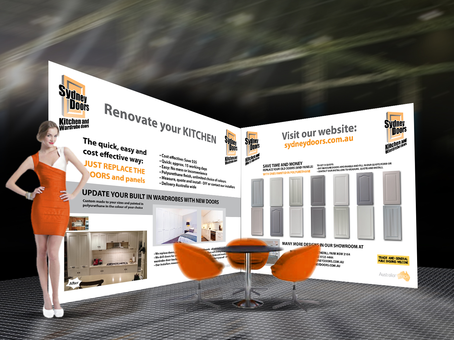 Design de Poster par Sarina.dsg pour Sydney Doors | Design #13483079
