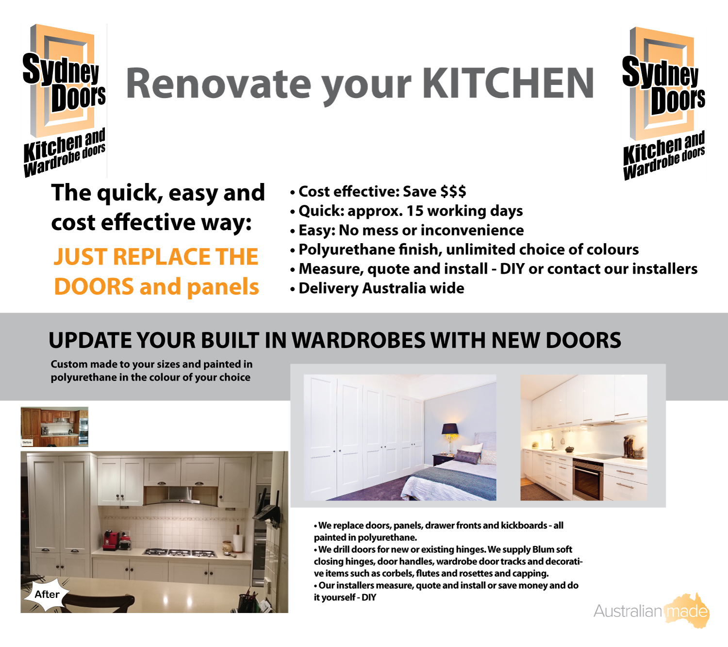 Poster-Design von Sarina.dsg für Sydney Doors | Design #13483180