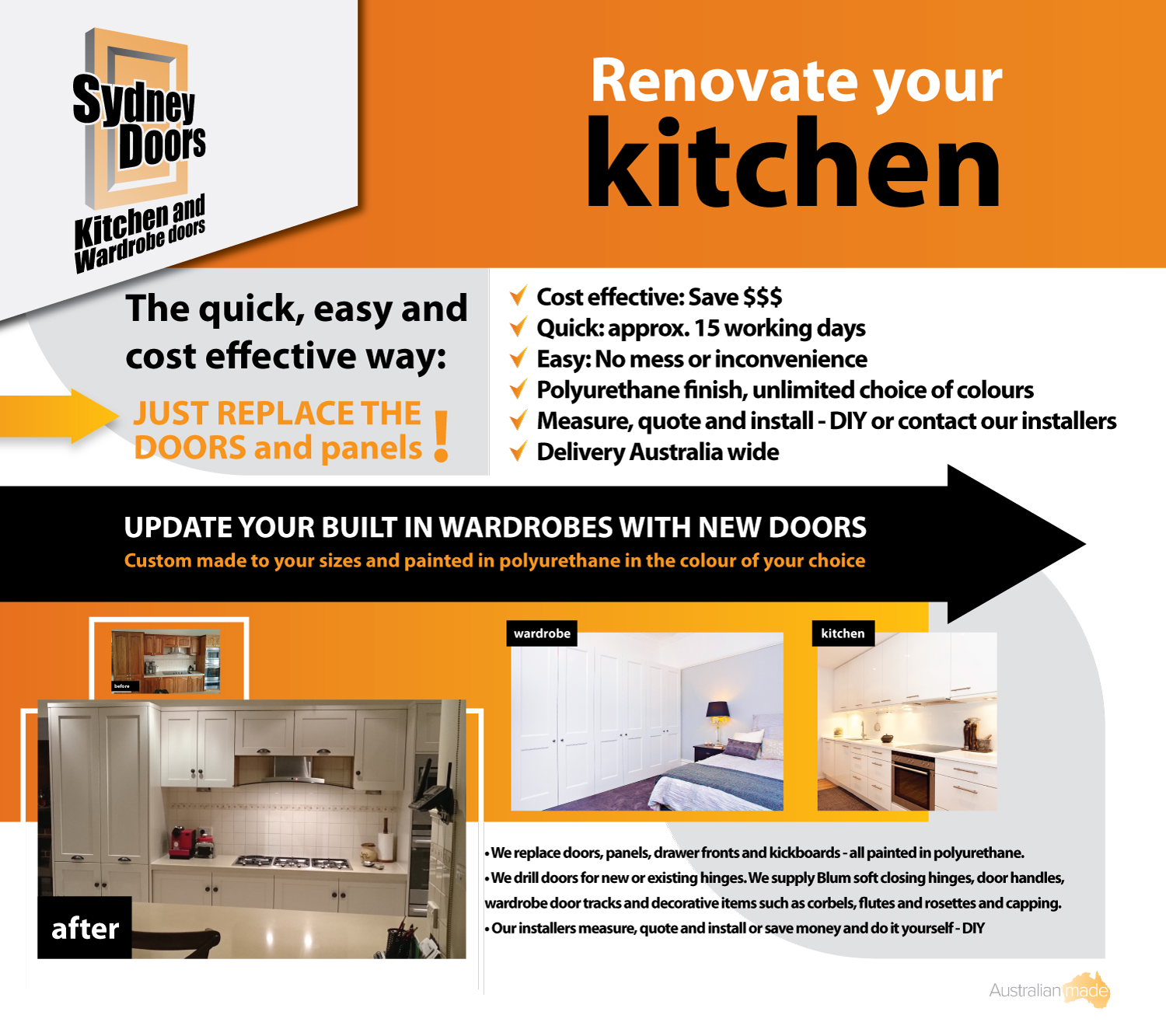 Poster-Design von Sarina.dsg für Sydney Doors | Design #13508543