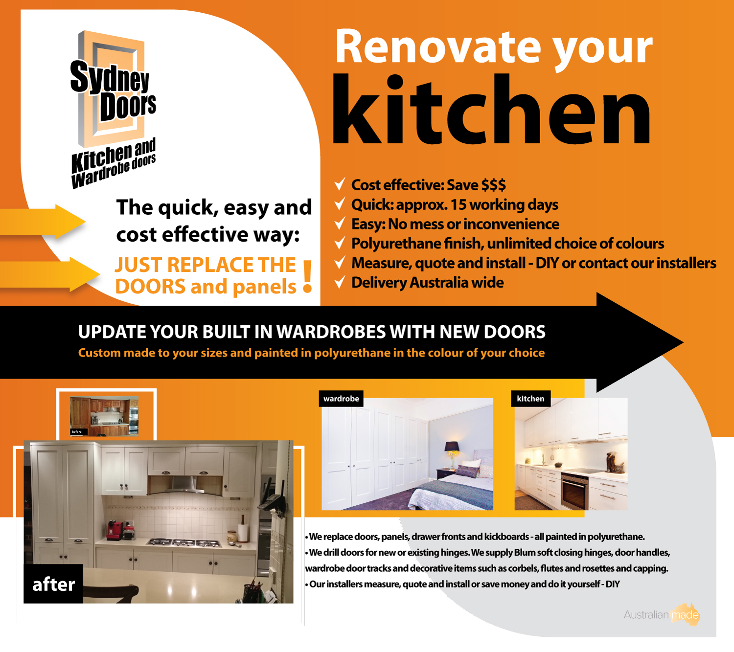 Poster Design by Sarina.dsg for Sydney Doors | Design #13544752
