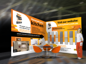 Redesign trade show stand graphics for Sydney Doors | Diseño de Póster por Sarina.dsg