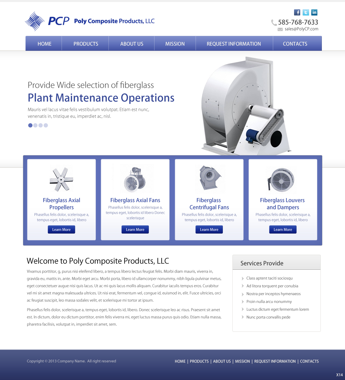 Web Design by pb for this project | Design #2485956