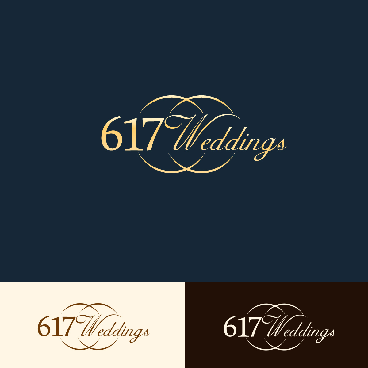 Logo Design by Leo SC for 617 Weddings | Design #2471213