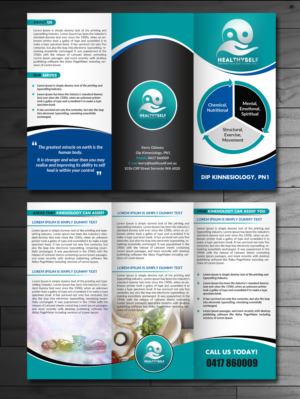 Informative elegant tri fold (A4 to DL) leaflet required | Diseño de Flyer por innovative earth