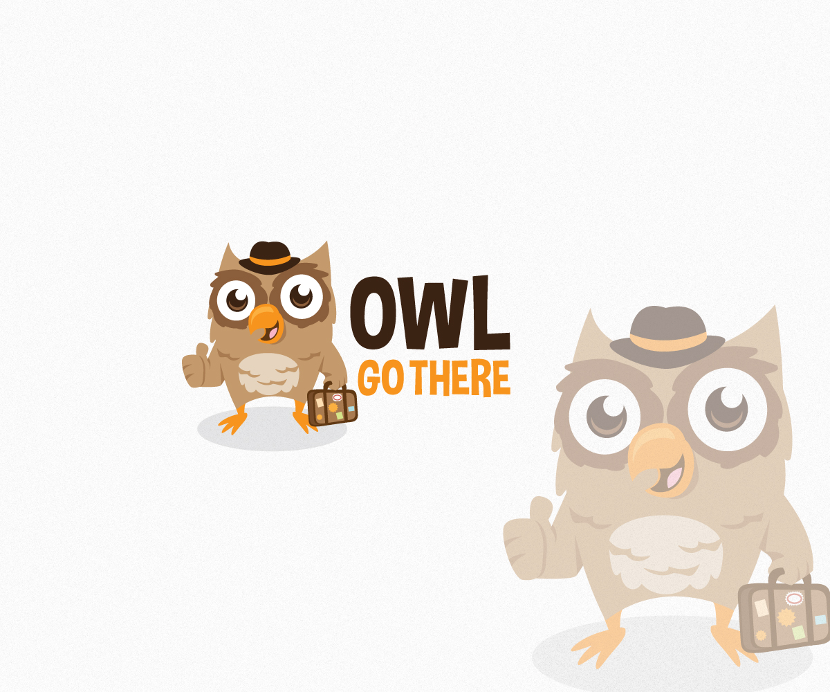 Owl Logo Design by Alexander for Owl Go There