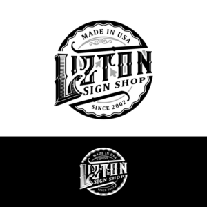 Logo-Design von Veronica Dan für The Lizton Sign Shop | Design #13495487