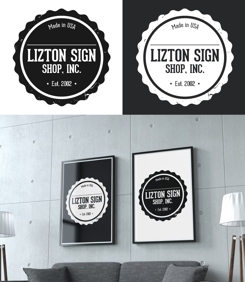 Logo Design by sehrish_shaikh for The Lizton Sign Shop | Design #13487004