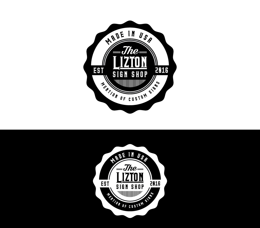 Logo Design by debdesign for The Lizton Sign Shop | Design #13505969