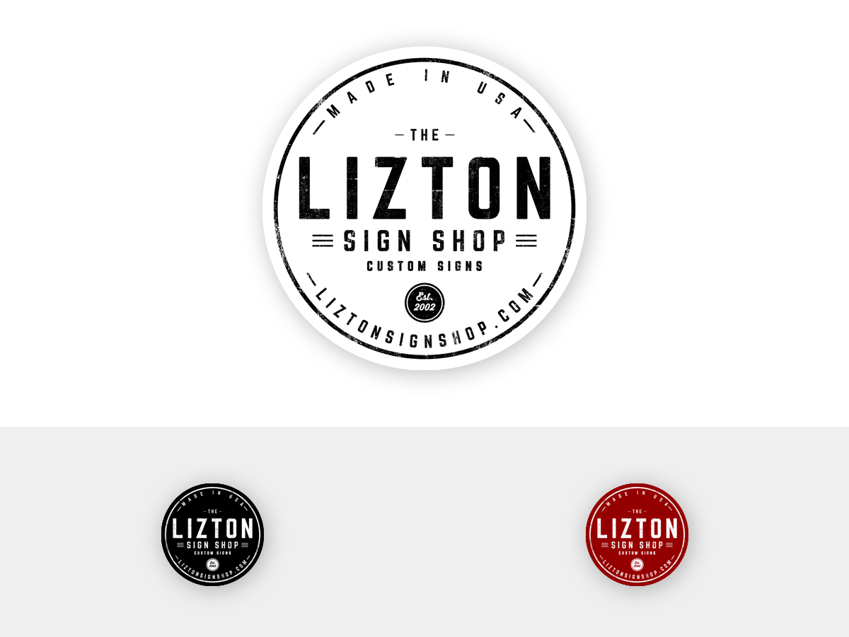 Logo-Design von STierney für The Lizton Sign Shop | Design: #13564111