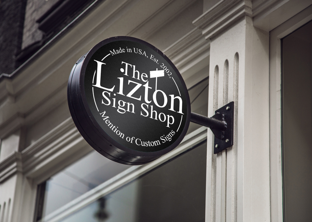 Logo Design by R.Bello for The Lizton Sign Shop | Design #13476555