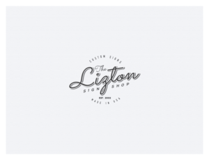 Logo-Design von mldtrvs für The Lizton Sign Shop | Design: #13499616
