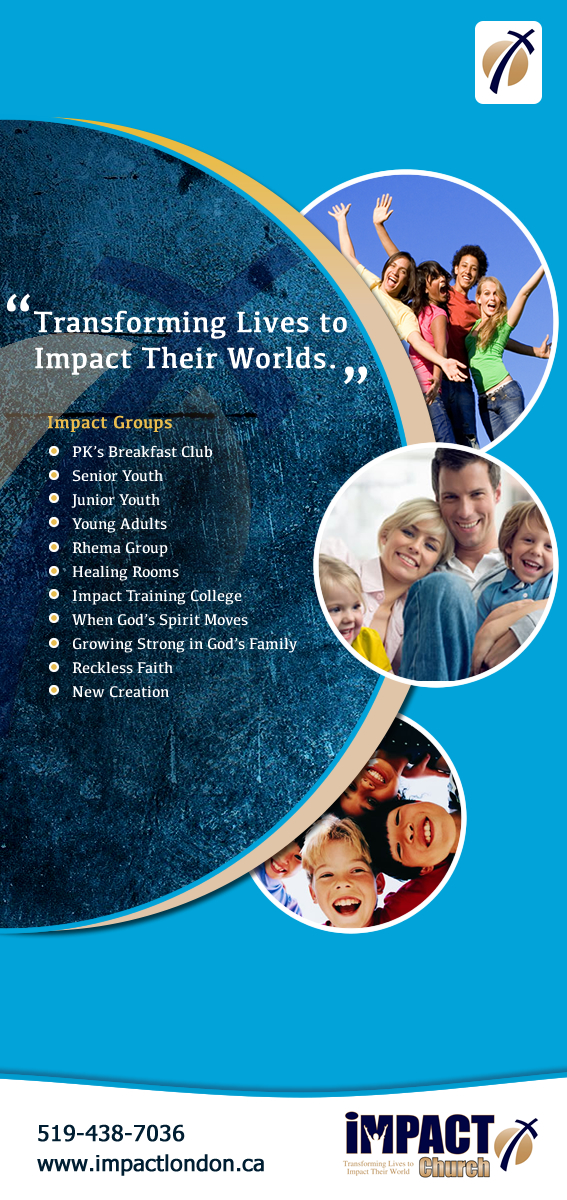 Brochure Design by iBusiness for Impact Church | Design #2571311
