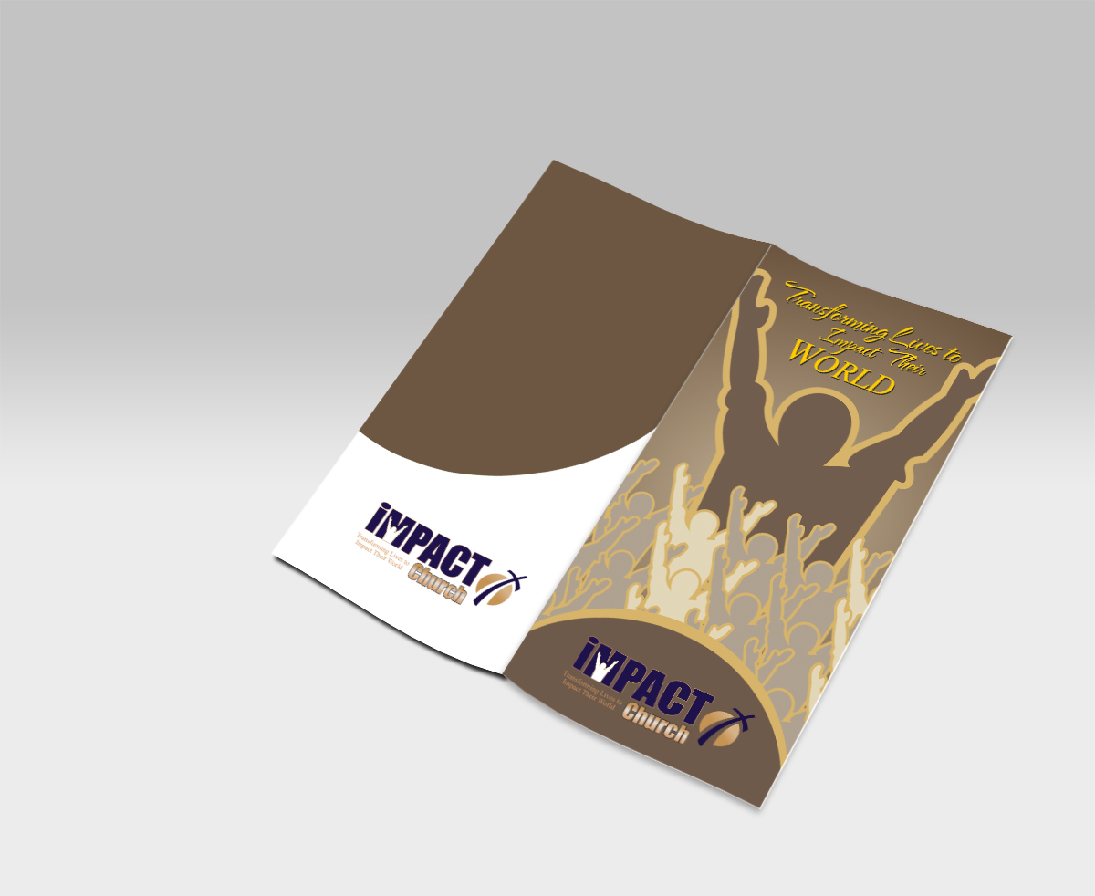 Brochure Design by dkthedon for Impact Church | Design #2522719