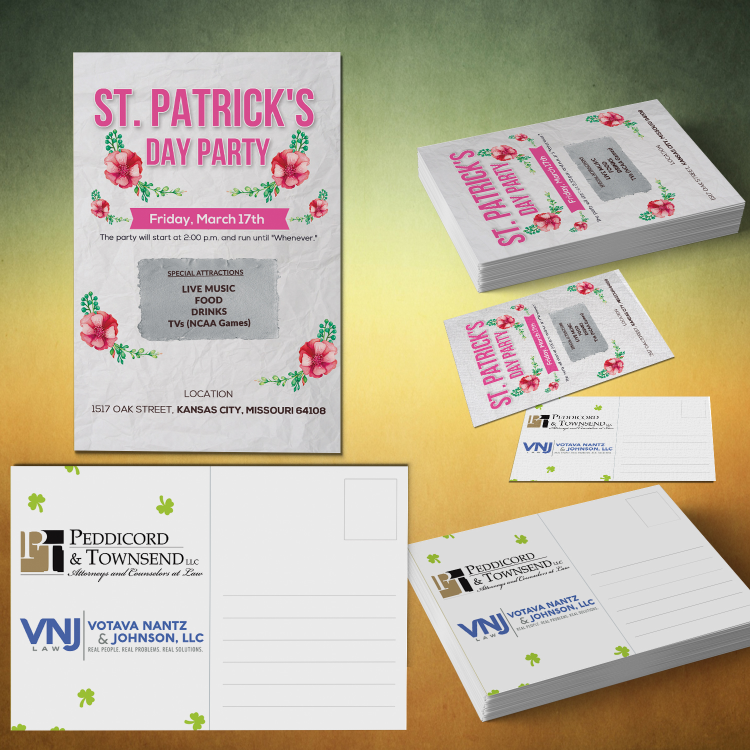 Invitation Design by Venkat for Votava Nantz & Johnson, LLC | Design #13597770