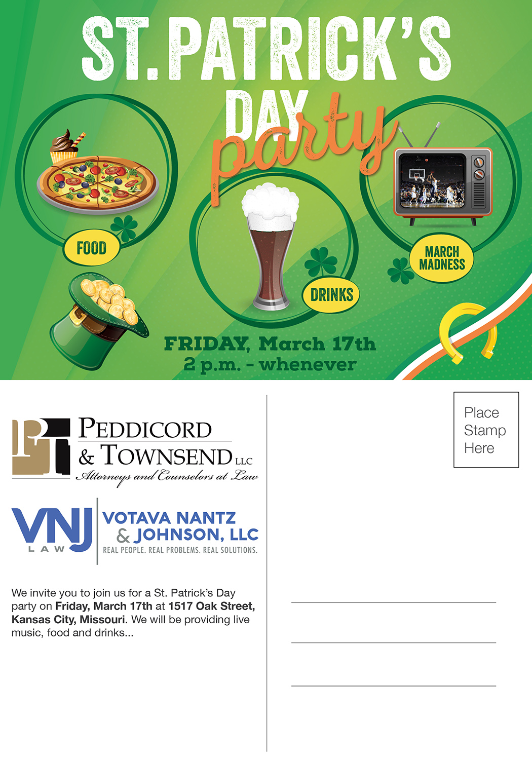Invitation Design by selador.si for Votava Nantz & Johnson, LLC | Design #13574367