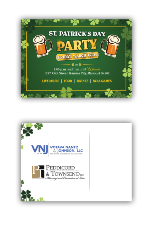 Diseño de Invitación por isshaikh007 para Votava Nantz & Johnson, LLC | Diseño #13597793