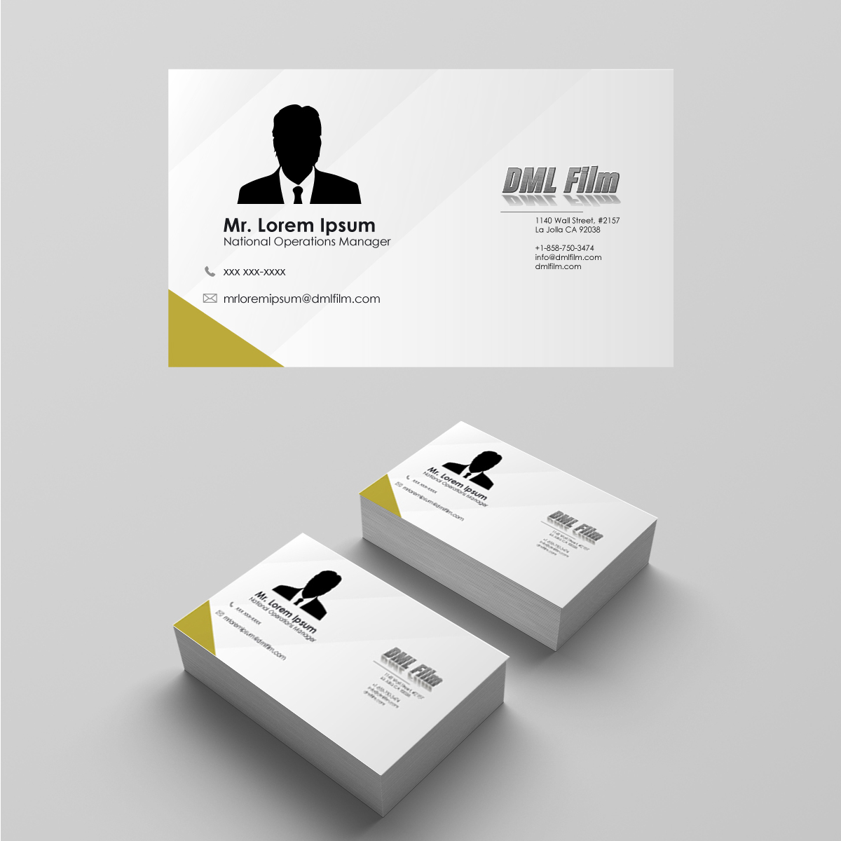 Business Card Design by sebelastitiksebelas for D'Souza Entertainment | Design #13523582