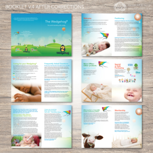 Wedgehog Product Booklet - Content/Assets Provided...Need Inspirational layout! | Flyer Design by Katyas Art and Design