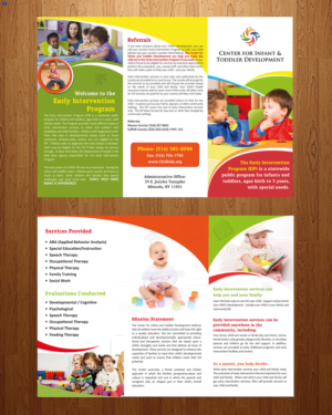 Early Intervention Program (special education services) needs a Brochure Design