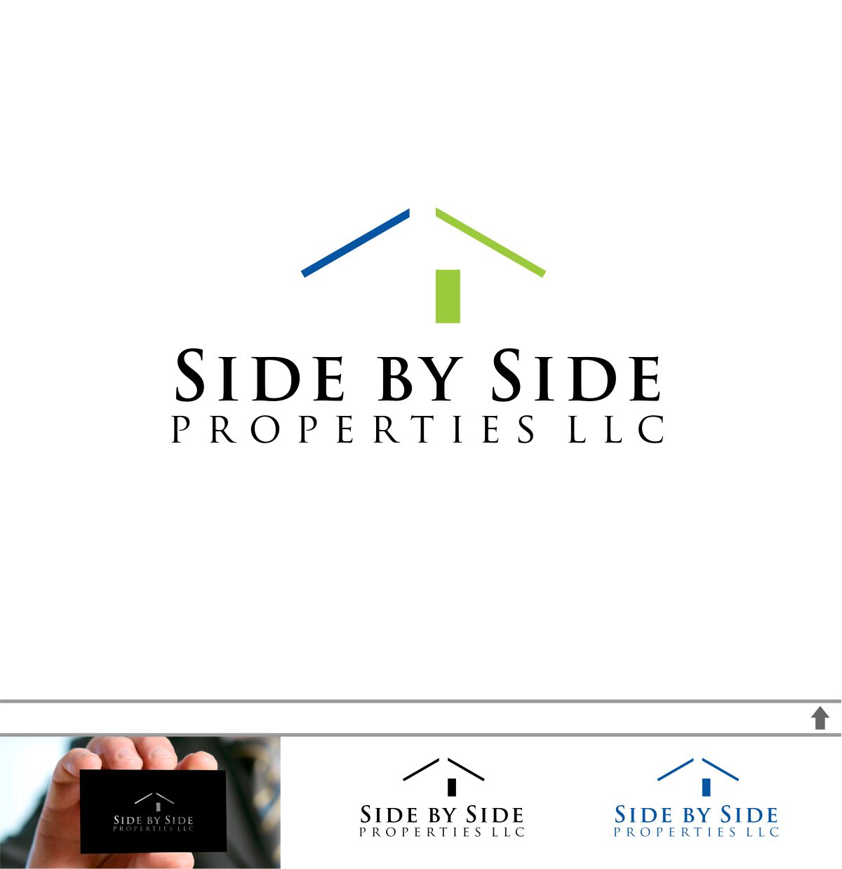 Logo Design by DesignMX (Renan Mejia) for Side By Side Properties LLC | Design #13762449