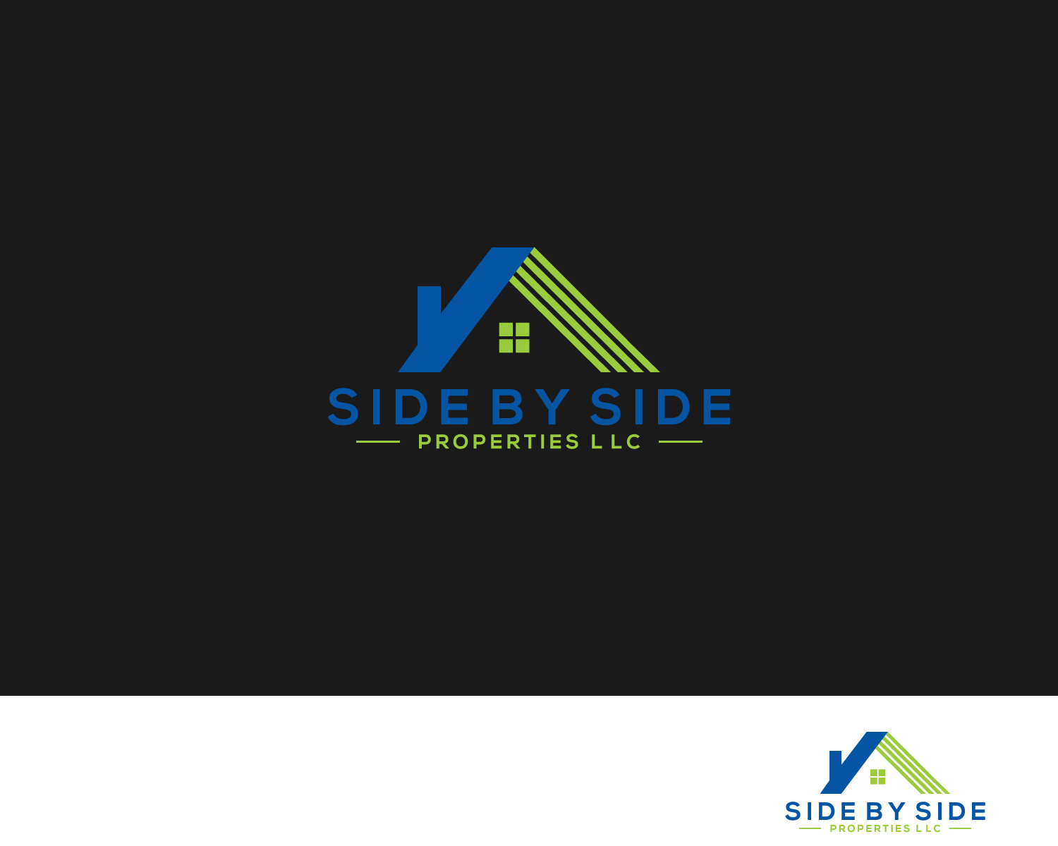Logo Design by MAWBM for Side By Side Properties LLC | Design #13495663