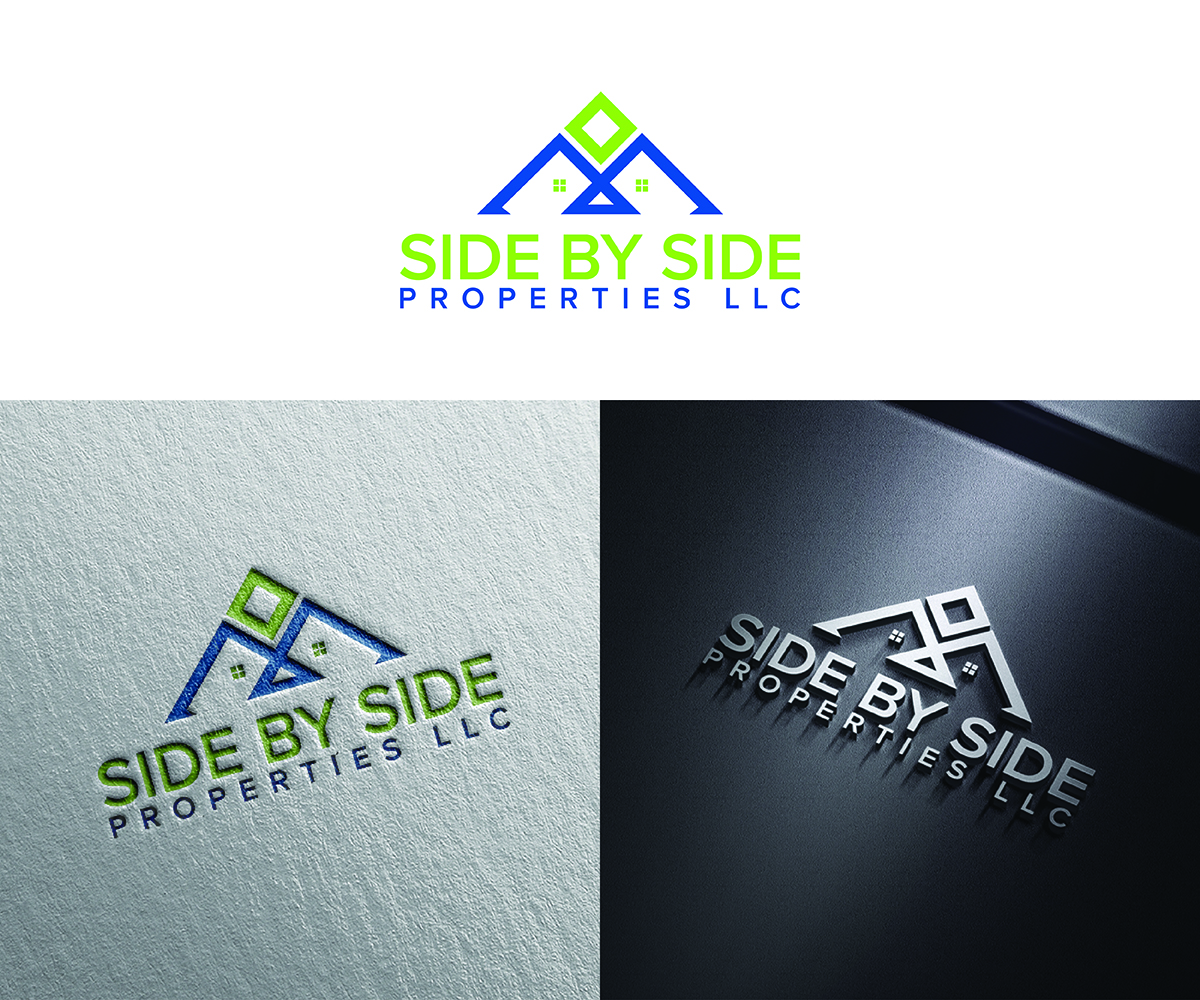 Logo Design by eMARK for Side By Side Properties LLC | Design #13516266