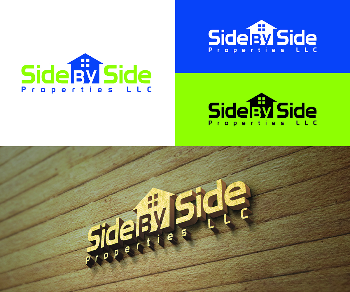 Logo Design by eMARK for Side By Side Properties LLC | Design #13516268