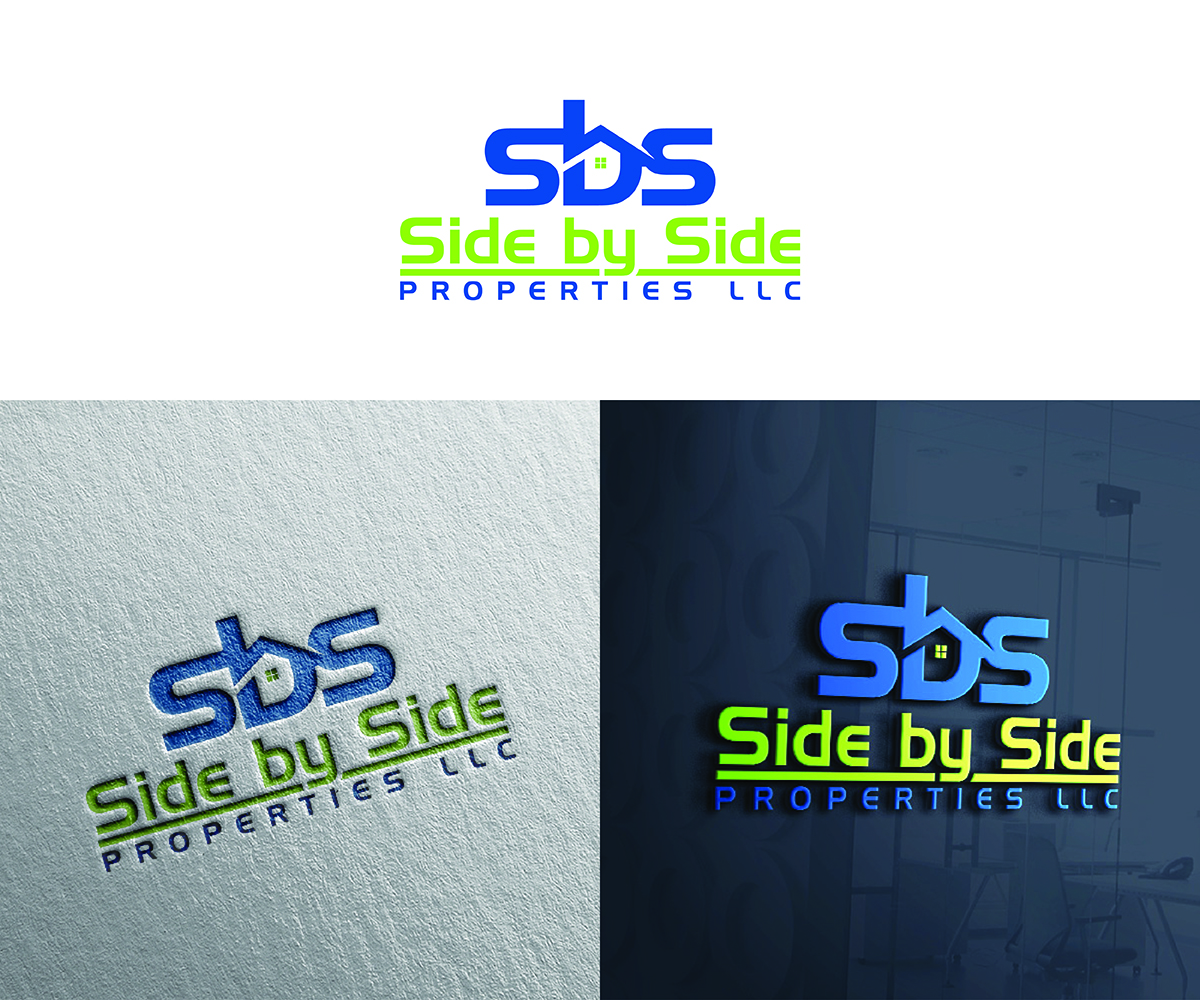 Logo Design by eMARK for Side By Side Properties LLC | Design #13516269