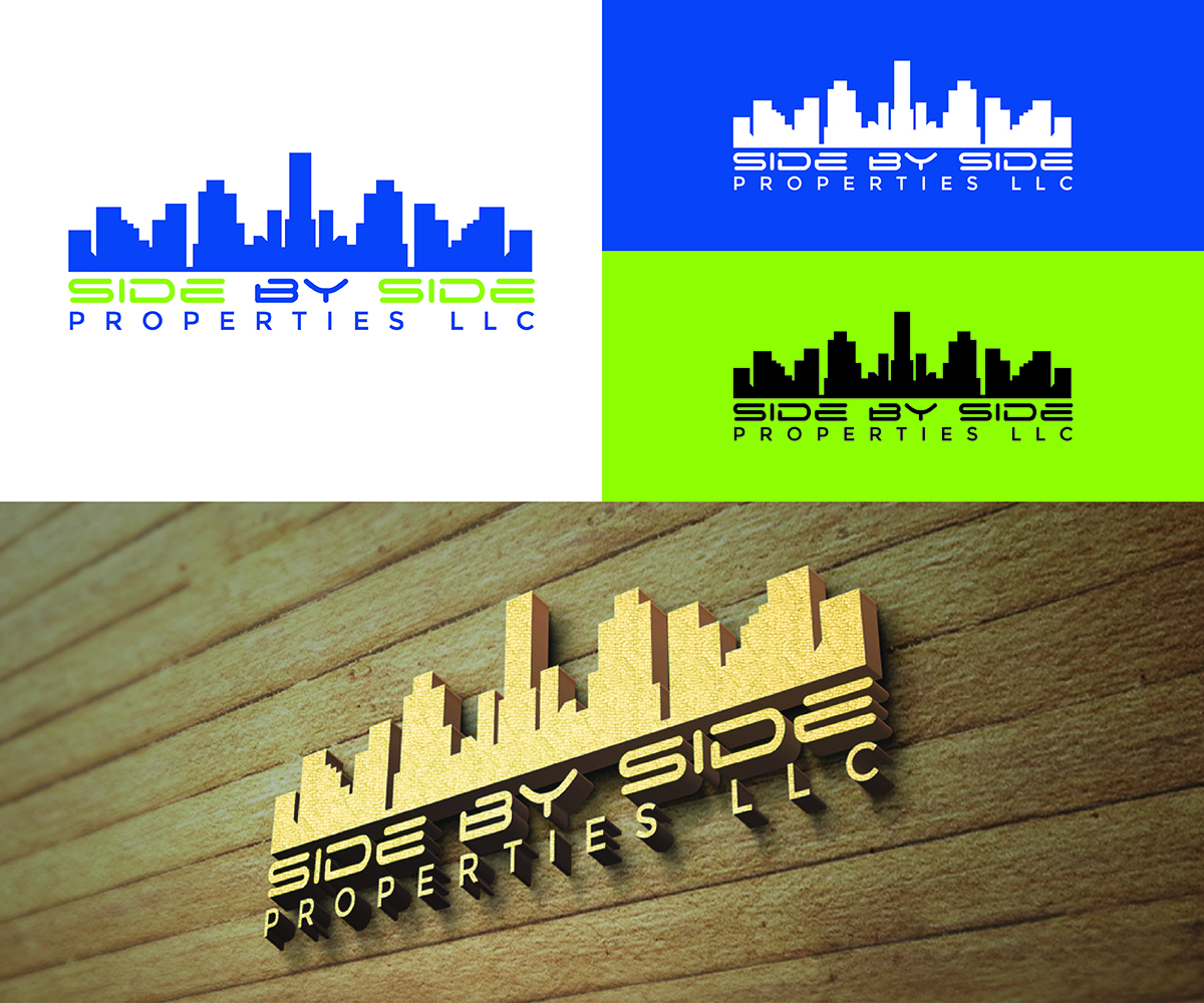 Logo Design by eMARK for Side By Side Properties LLC | Design #13516275