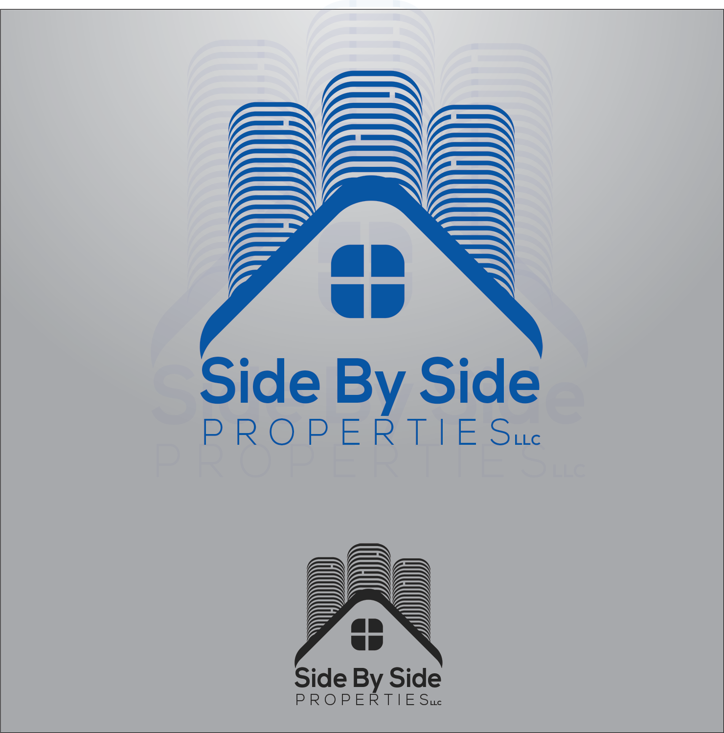 Logo Design by DynamicDesigns for Side By Side Properties LLC | Design #13534583
