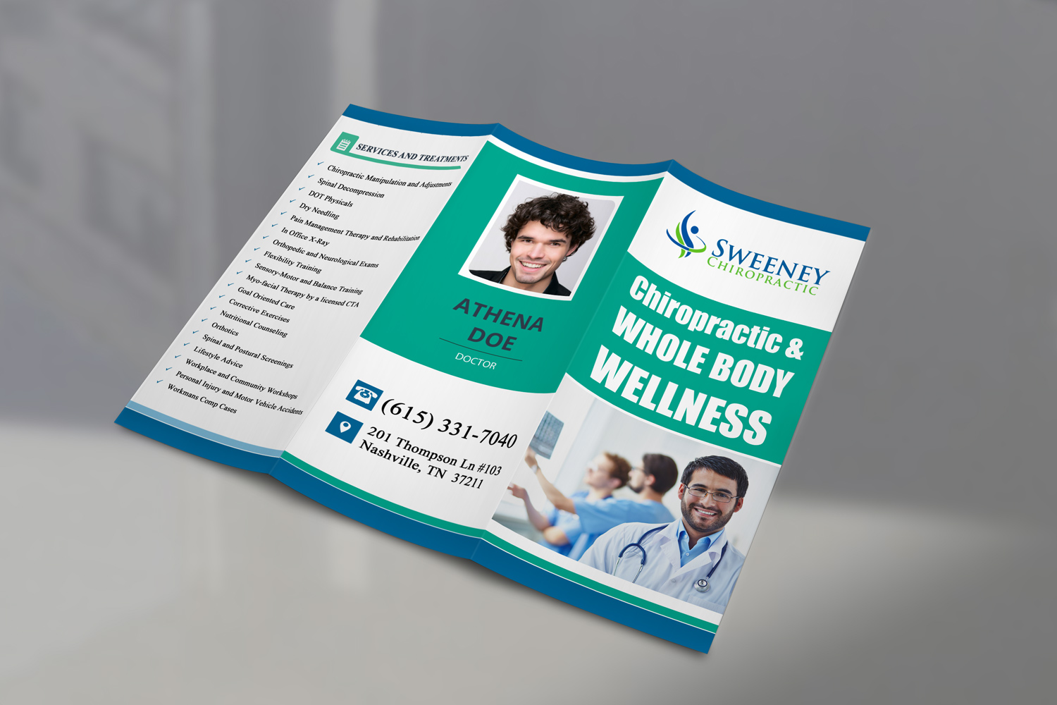 Flyer Design by Lanka Ama for Sweeney Chiropractic | Design #13505432