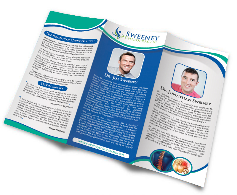 Flyer Design by creative.bugs for Sweeney Chiropractic | Design #13541602