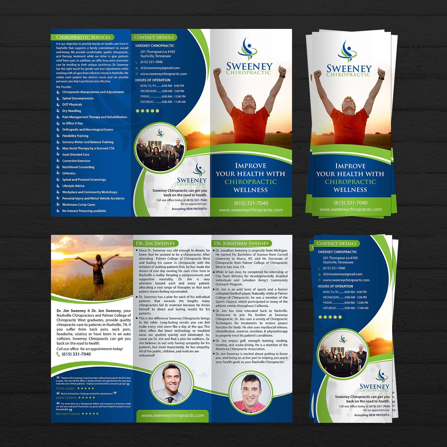 Flyer Design by aspiremedia for Sweeney Chiropractic | Design #13576938