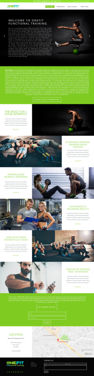 Diseño Web por lionx para OneFIT Training  | Diseño: #13920514