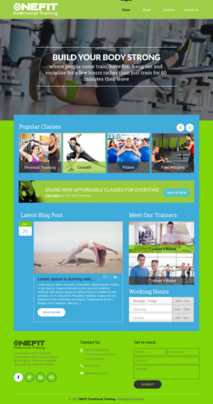 Web Design by rightway for OneFIT Training  | Design: #13566463