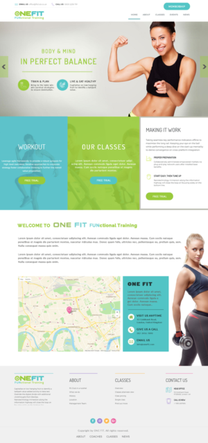 Diseño Web por bdesigner9 para OneFIT Training  | Diseño: #13545963