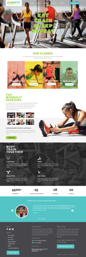 Website for OneFit Functional Training | Web-Design von bdesigner9