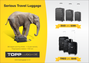 Flyer Design by sandeshnarvekar for Topp Luggage | Design: #13501342