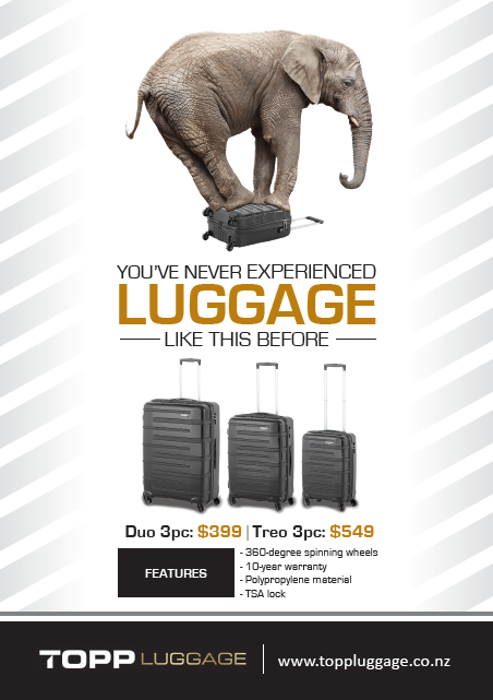 Flyer Design by vinz for Topp Luggage | Design #13510239