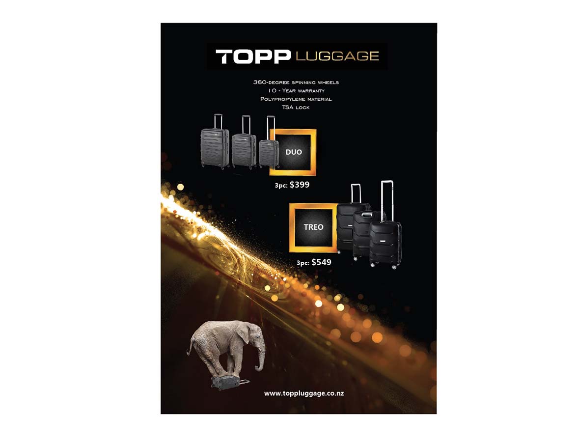 Flyer Design by Brigitte Melissa B for Topp Luggage | Design #13513164