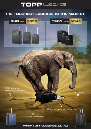 Flyer Design by MNM for Topp Luggage | Design: #13501573
