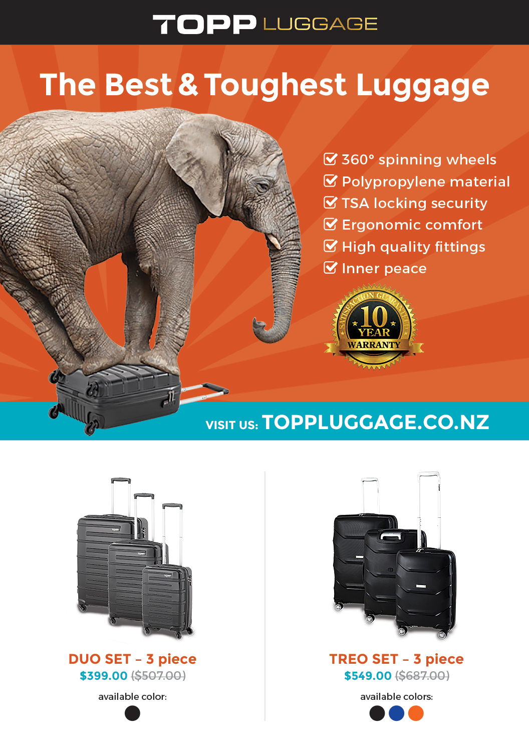 Flyer Design by MIND for Topp Luggage | Design #13519408