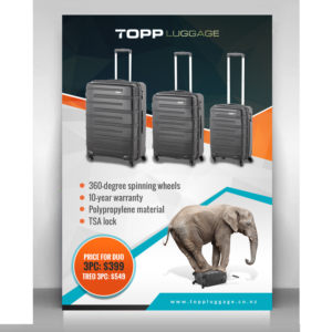 Flyer Design by debdesign for Topp Luggage | Design: #13521148