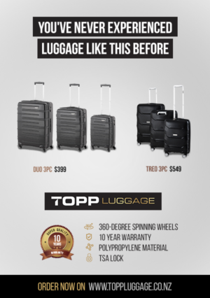 Flyer Design by gbenz for Topp Luggage | Design: #13550103