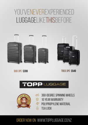 Flyer Design by gbenz for Topp Luggage | Design: #13550189