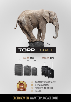 Flyer Design by gbenz for Topp Luggage | Design: #13550235
